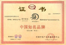 新佳塗料榮獲中國知名品牌稱号